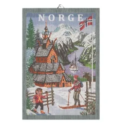 Norge kjøkkenhåndkle 35x50 cm