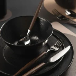 North bestikksett 16 deler brun/blank