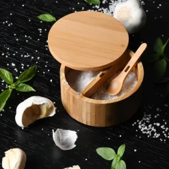 North pepper-/saltkar i bambus12,5 cm