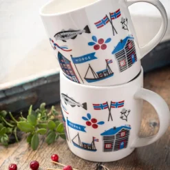 Norway Symbols krus 35 cl multi