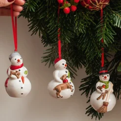 Nostalgic Ornaments snømenn 3 deler