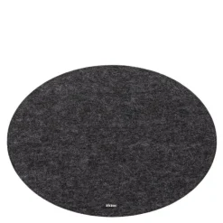 Nuno dekkebrikke 45x33 cm oval mørk grå