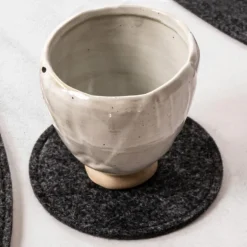 Nuno glassbrikker 4 stk mørk grå