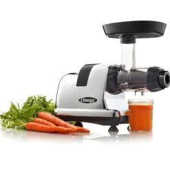 Nutrition System J8228C slowjuicer horisontal krom/svart