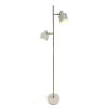 Ocean gulvlampe 160 cm beige/messing