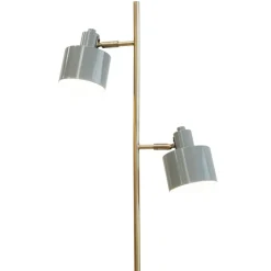 Ocean gulvlampe 160 cm olive/messing