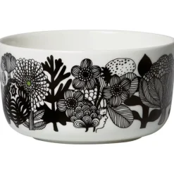 Oiva Siirtolapuutarha skål 50 cl blomster/grønn