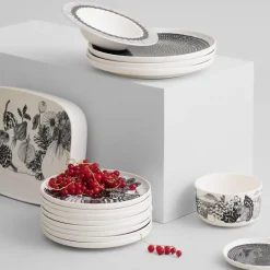 Oiva Siirtolapuutarha skål 50 cl blomster/grønn