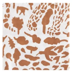Oiva Toikka Collection serviett 33x33 cm cheetah brun