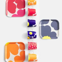 Oiva Unikko krus 25 cl hvit/mørkblå/gul