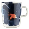 Oiva Valssi krus 25 cl hvit/blå/orange