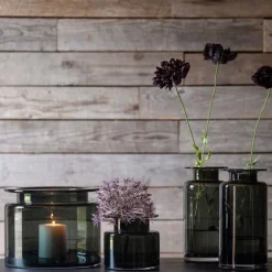 Old Farm Collection vase 13x14 cm koksgrå