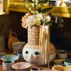 Olga vase 35 cm sand