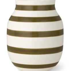 Omaggio vase 20 cm olivengrønn