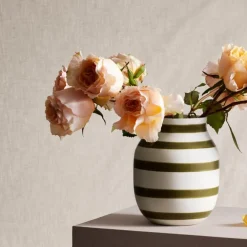 Omaggio vase 20 cm olivengrønn