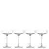 Opacity champagneglass 30 cl 4 stk klar