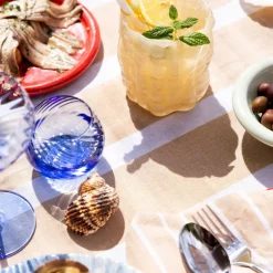 Opacity vannglass 22 cl 2 stk blå