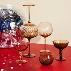 Opacity vannglass 22 cl 2 stk brun