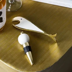 Open bar tilbehør 2 stk gylden/sand