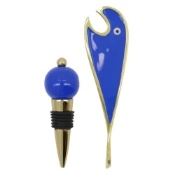 Open bar tilbehør 2 stk gylden/blå