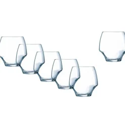 Open Up vannglass 6 stk 38 cl klar