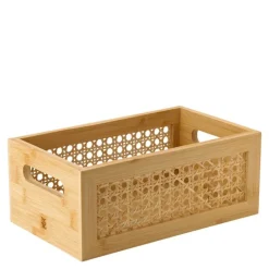 Oppbevaringsboks 15 cm bambus