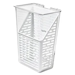Oppbevaringsboks til kjøleskap 15,5x23 cm klar/hvit