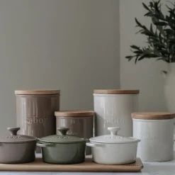 Oppbevaringskrukke 0,5L krem