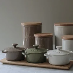 Oppbevaringskrukke 0,5L mahogany