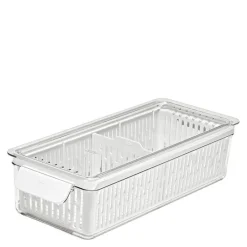 Oppbeveringsboks til kjøleskap 37x9,5 cm klar/hvit