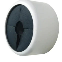 Oppheng pluring 4 cm hvit