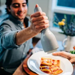 Oppladbar krydderkvern m/2 finapod 23 cm soft cream