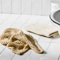 Oppvaskklut 30x30 cm 2 stk beige