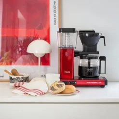 Optio kaffetrakter 1,25L rød metallic