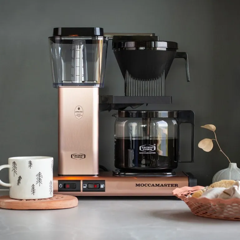 Optio kaffetrakter 1,25L rosegull