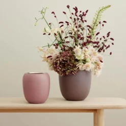 Ora vase stor 20 cm mørk burgunder