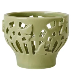 Orangery telyslykt 9,5 cm spring leaf