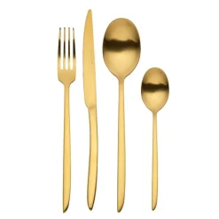 Orca bestikksett 24 deler gull