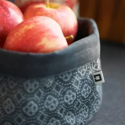 Orient tekstilkurv S 18x14 cm asfalt