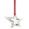 Ornament stjerneskudd sølv