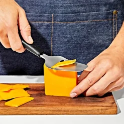 Ostehøvel 22,5 cm rustfritt stål/svart