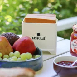 Osteklokke 1 kg hvit