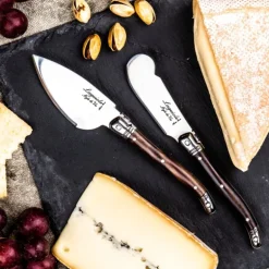 Ostekniver 3 stk dark wood