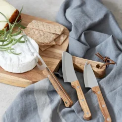 Ostekniver sett 3 stk natur