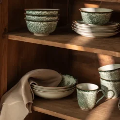 Ostindia Floris dyp tallerken 22 cm grønn