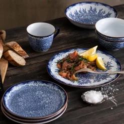 Ostindia Floris skål 50 cl blå