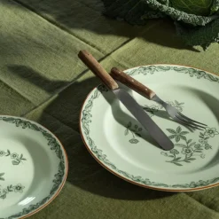 Ostindia tallerken 27 cm grønn