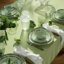 Ostindia tallerken 21 cm grønn