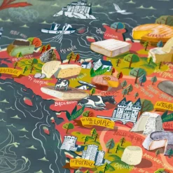 Ostpuslespill Frankrike 1000 brikker