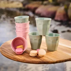 Outdoor drikkebeger 6 stk rosa